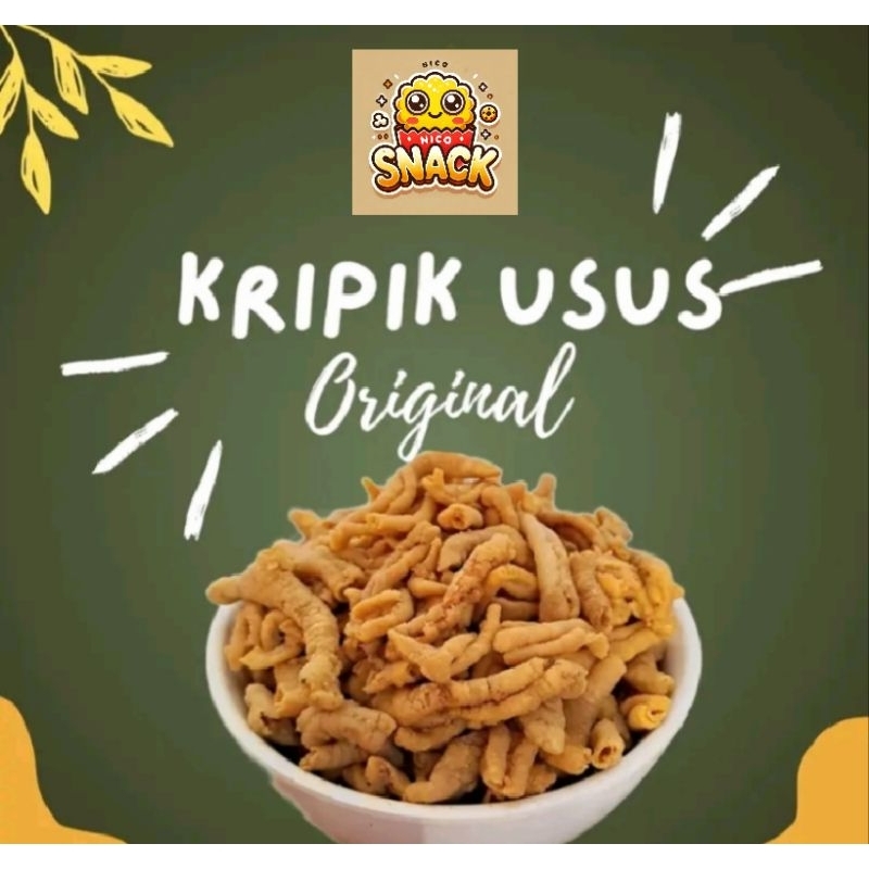 

Keripik Usus Ayam Crispy Original Premium