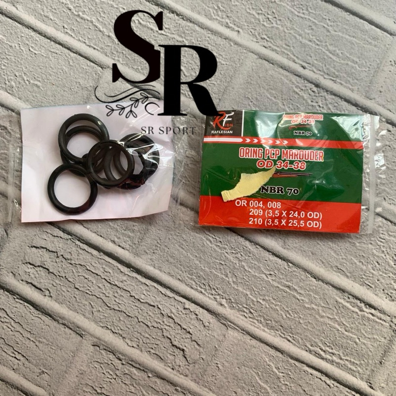 Sil oring set NBR 70 od 34 - 38 / seal oring