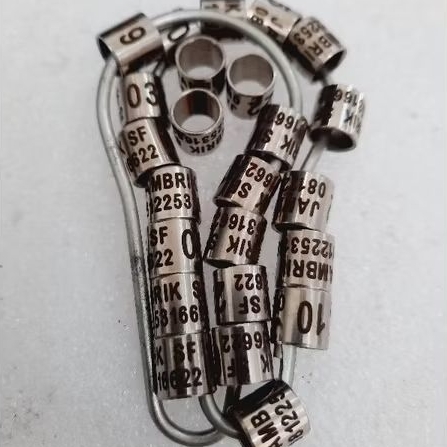 Ring baja laser/cincin  burung merpati/Ring baja slim/ring burung baja polos/ring baja pendamping co