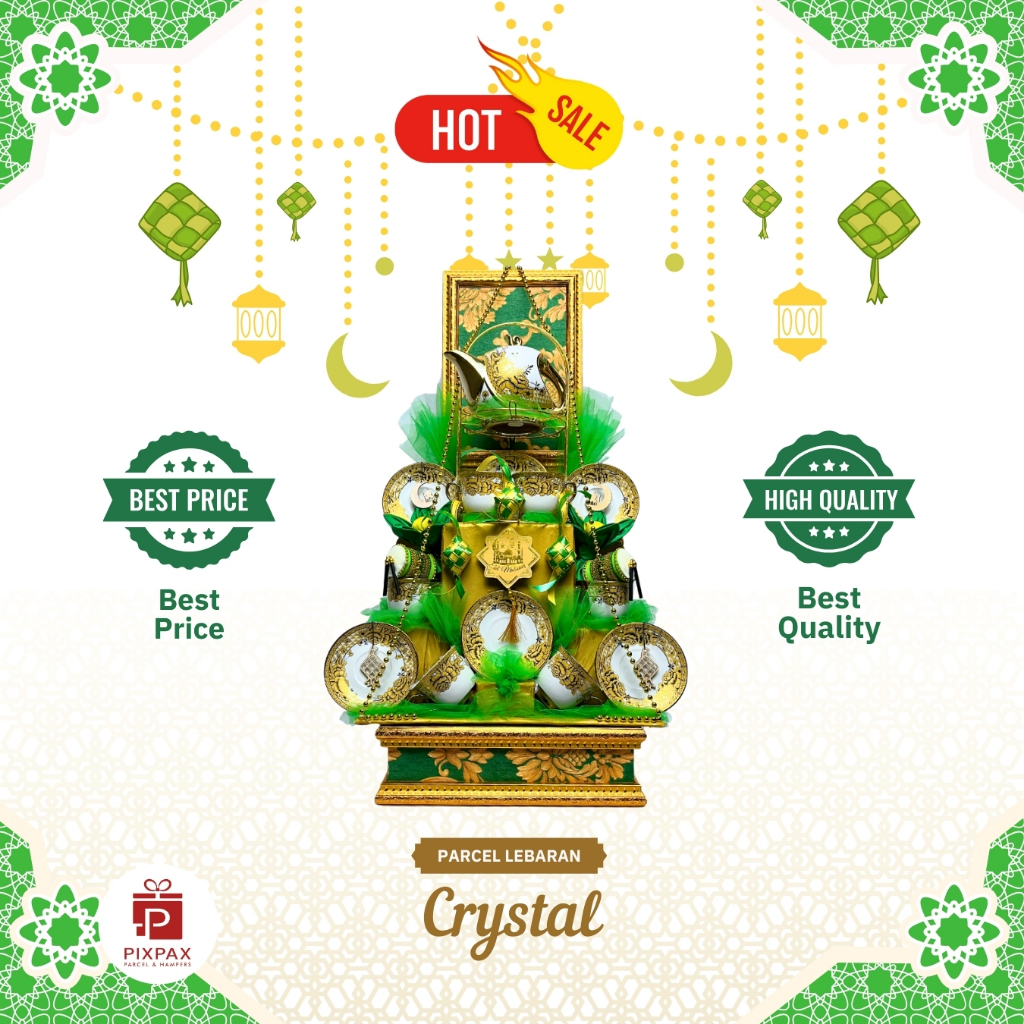 

Parcel Hampers Lebaran Unik Idul Fitri 2025 Pixpax - Seri Keramik | Crystal