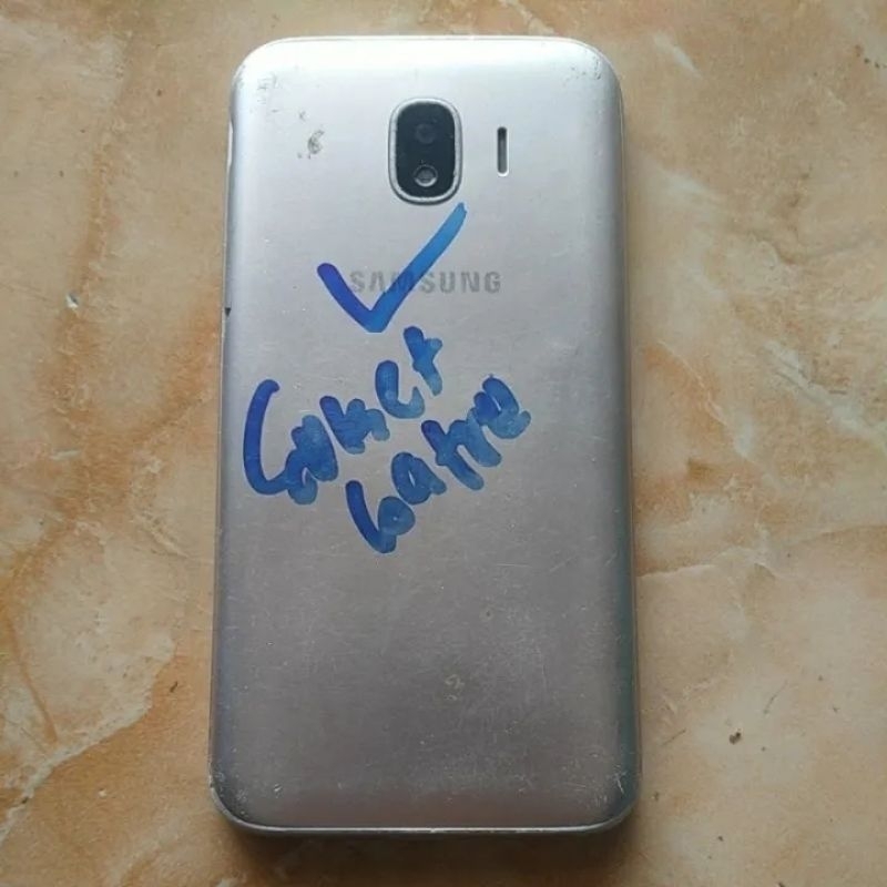 Mesin Hp Samsung J2 Pro kondisi Soket Batre rusak Ok