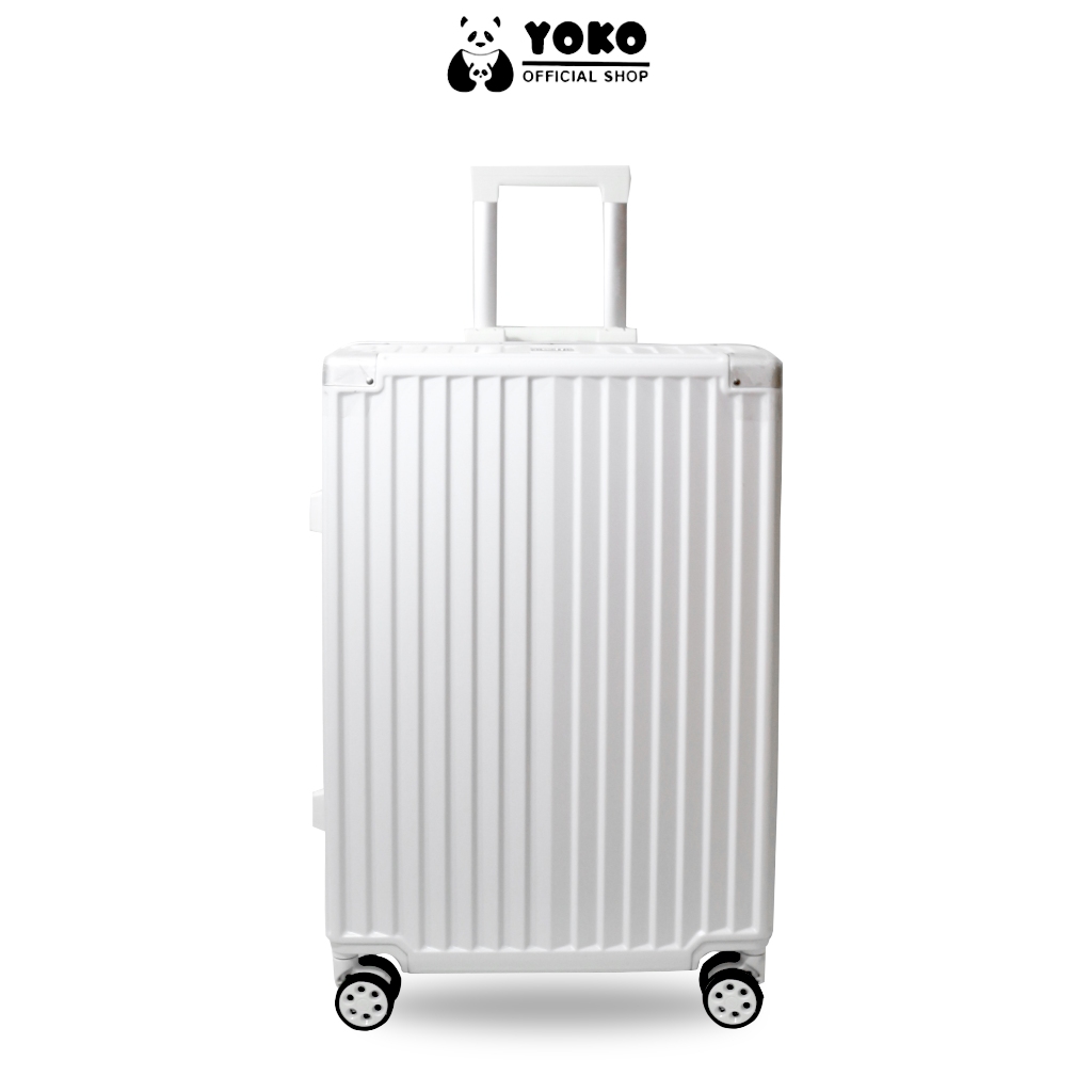 YOKO KOPER 20 INCH / 24 INCH KOPER TSA LOCK NON ZIPPER ALUMUNIUM KOPER KABIN BAGASI PESAWAT KOPER