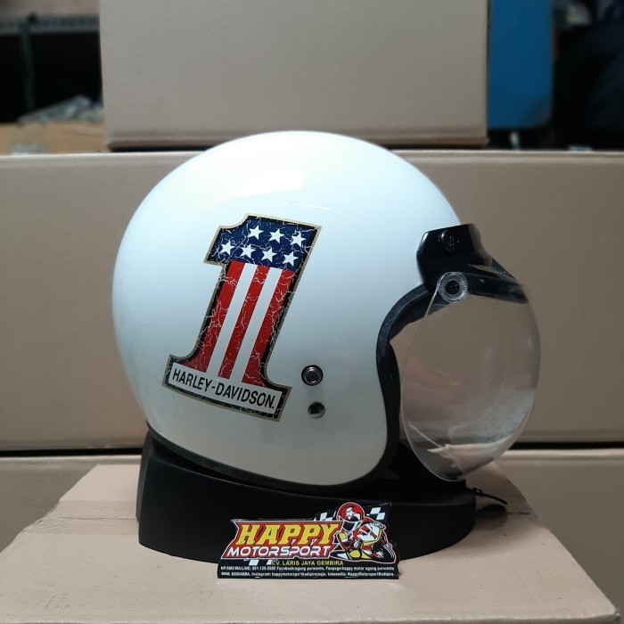 Helm Harley Davidson Retro Classic Original Bell