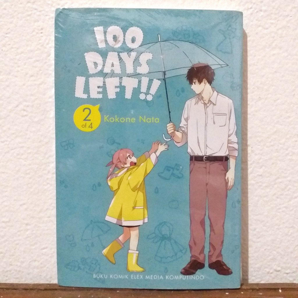 new sealed manga 100 days left vol 2 original