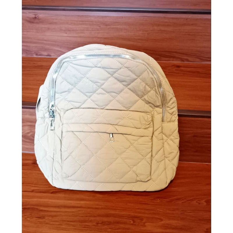 Puffy bag pack/tas ransel wanita