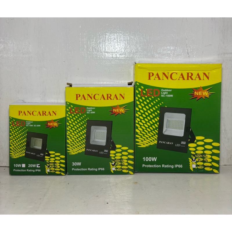 Lampu Sorot Led Pancaran 20watt|30watt|100watt / Lampu Sorot Outdoor Pancaran 20watt|30watt|100watt 