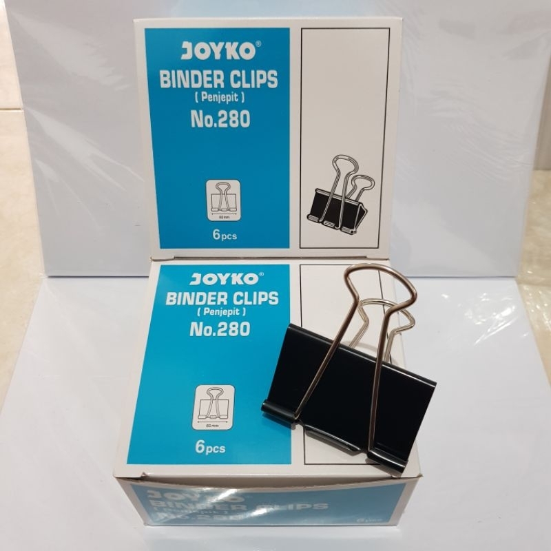 

Binder clip JOYKO NO.280 - Klip penjepit kertas