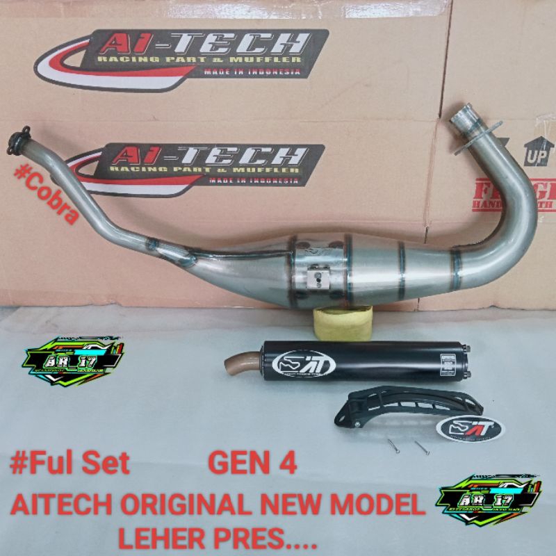 knalpot Aitech Galvanis original cobra big volume new Silincer Gen 2 , Gen 4 & Gen 4 Carbon Kevlar A