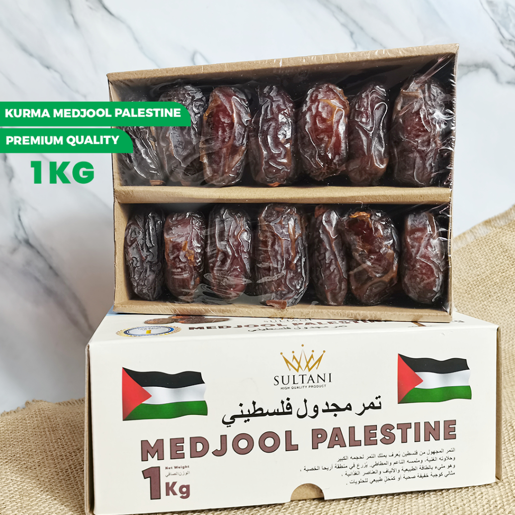 

Kurma Medjool Palestina 1kg jumbo premium Sultani Indonesia