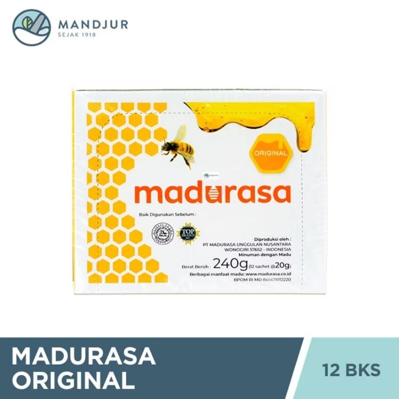 

madu rasa orijinal 12 sashet