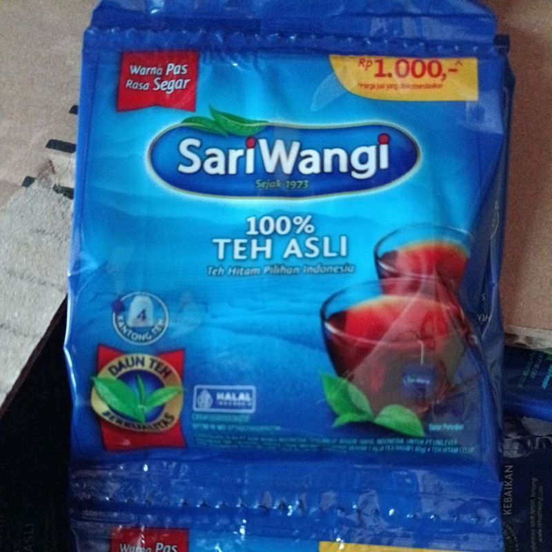 

Teh Celup Sariwangi Sachet Rencengan (1 lmbr 6 pcs)