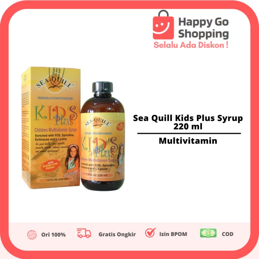 Sea Quill Kids Plus Multivitamin Syrup 220 ml