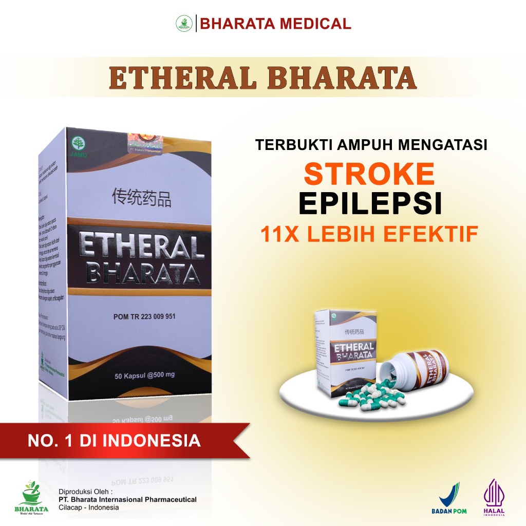 OBAT HERBAL STROKE DAN EPILEPSI - KEJANG - ETHERAL BHARATA