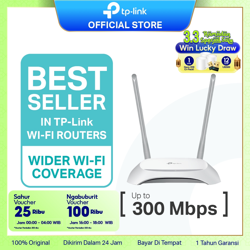 TP-Link TL-WR840N N300 WiFi Router IPv6 IPTV Ruter 300Mbps Access Point WPA3 Tether