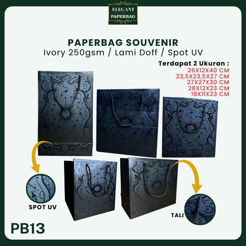 

Paper Bag Hadiah Jumbo / Premium Gift Bag / Tas Kado Jinjing / PB13