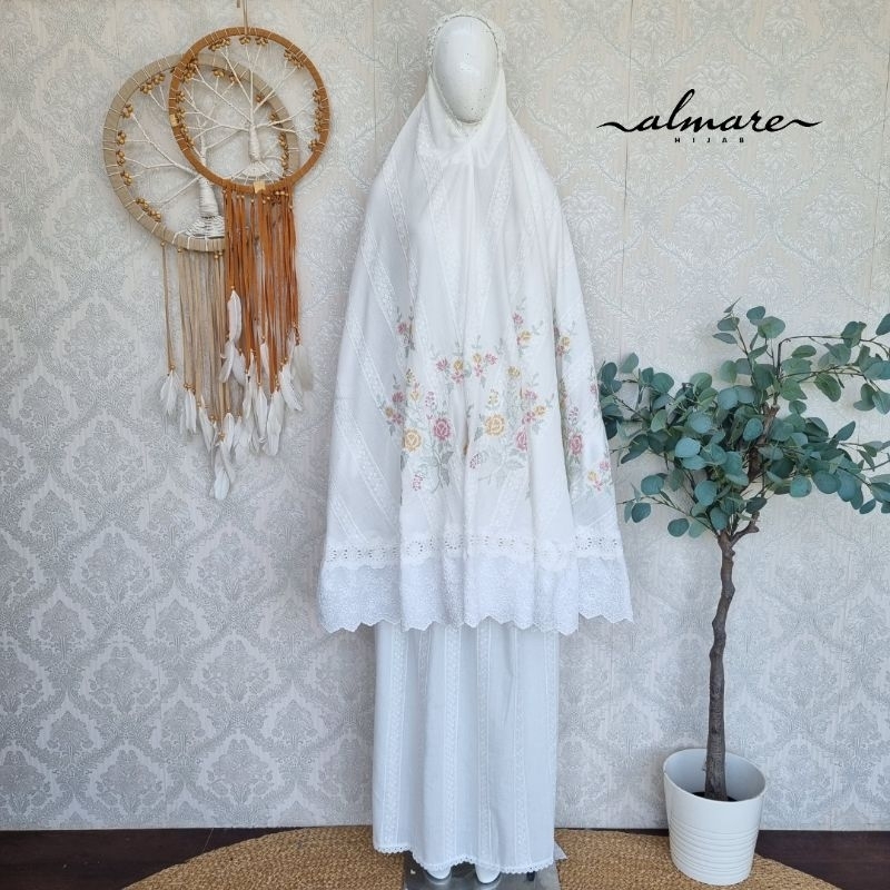 Mukena Putih Bordir