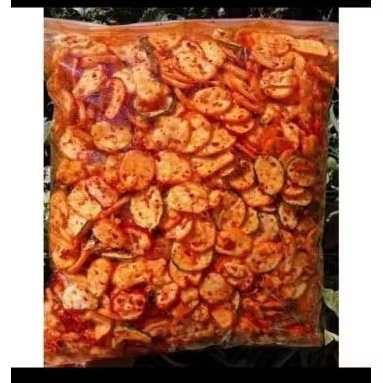 

Kerupuk seblak pedas daun jeruk 3Varian berat 250gr, 500gr,1kg kerupuk bawang