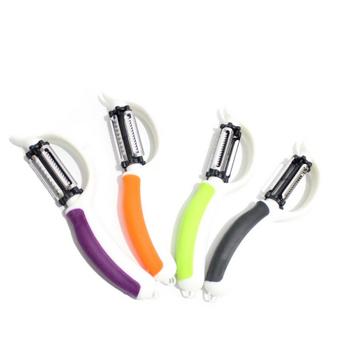 PERALATAN ALAT MASAK PISAU ROTO PEELER 5IN1 PENGUPAS PEMOTONG BUAH SAYUR