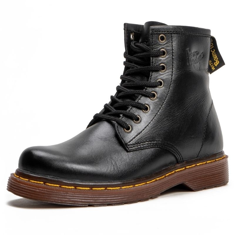 SEPATU BOOTS KLASIK KULIT DR MARTENS SEPATU PRIA DOKMAR SEPATU BOOTS PRIA KULIT 8 LUBAN