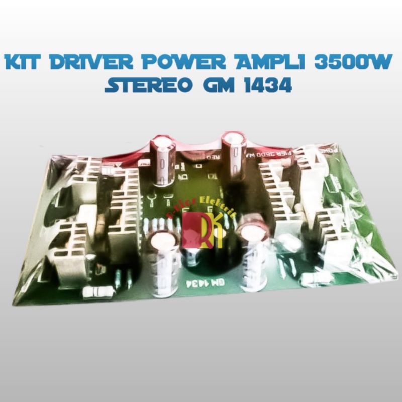 KIT GM 1434 DRIVER POWER AMPLI STEREO SIMETRIS 3500 WATT