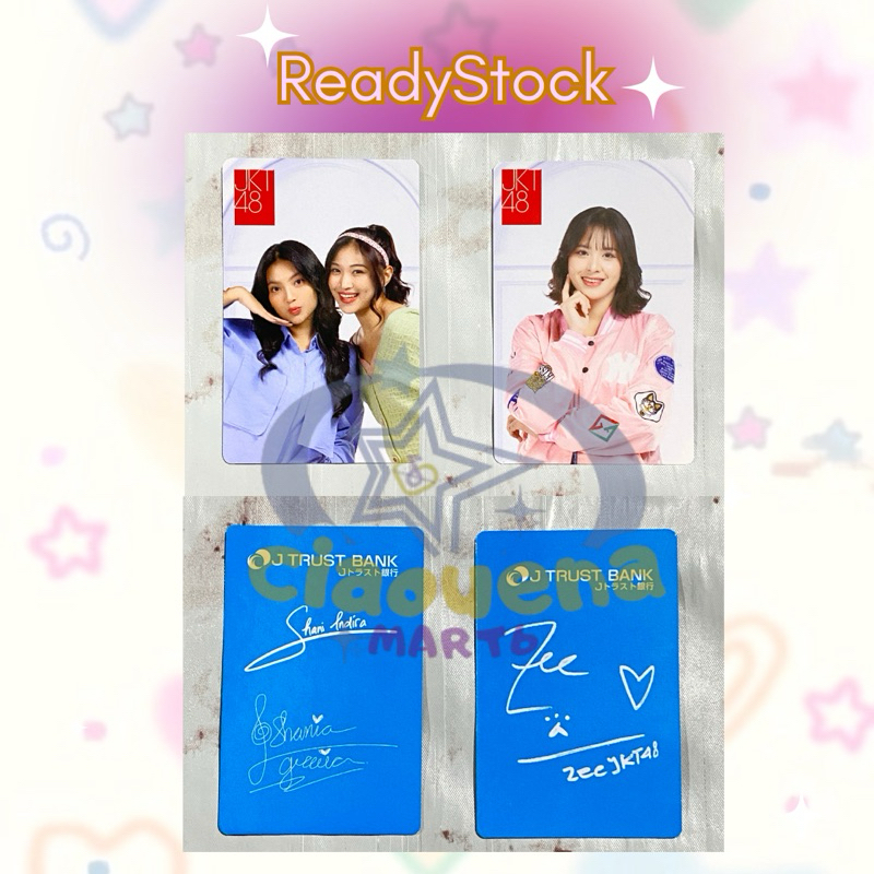 JKT48 Zee Photocard - JTrust Bank x JKT48 LIMITED EDITON