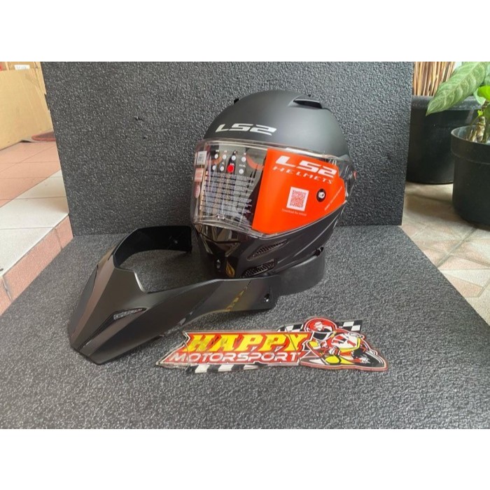 Helm Modular LS2 FF324 METRO EVO Black Matt Original