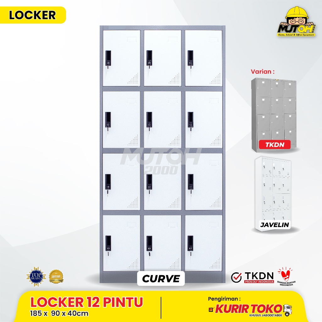 LOKER LOCKER BESI 12 PINTU | MUTOH REKOMENDASI
