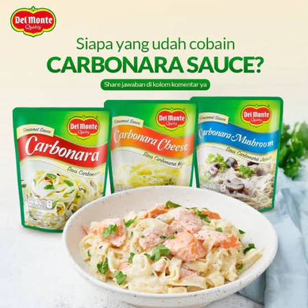 

DEL MONTE SAUS CARBONARA ALL VARIANT 180 GR