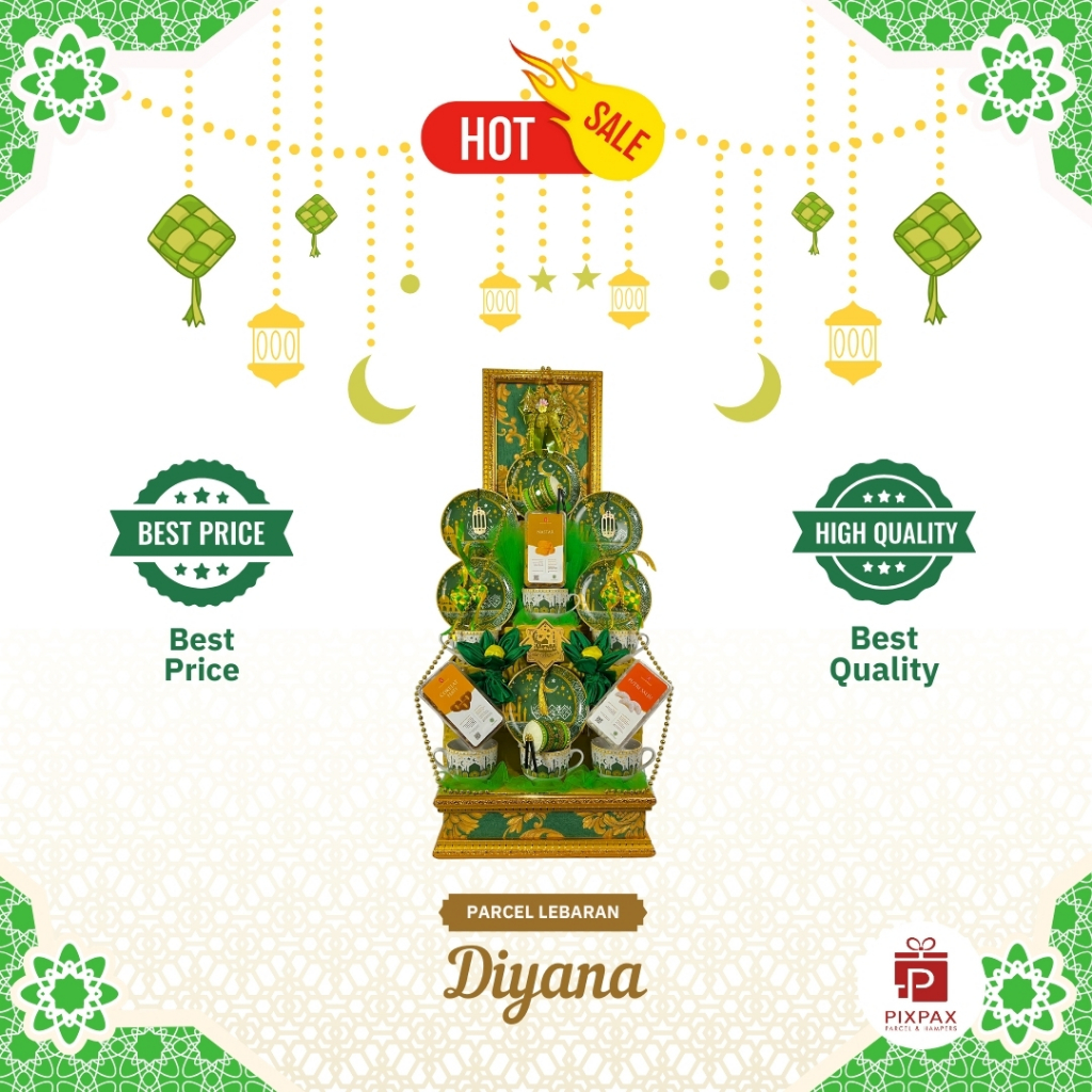 

Parcel Hampers Lebaran Unik Idul Fitri 2025 Pixpax - Mixed Series | Diyana