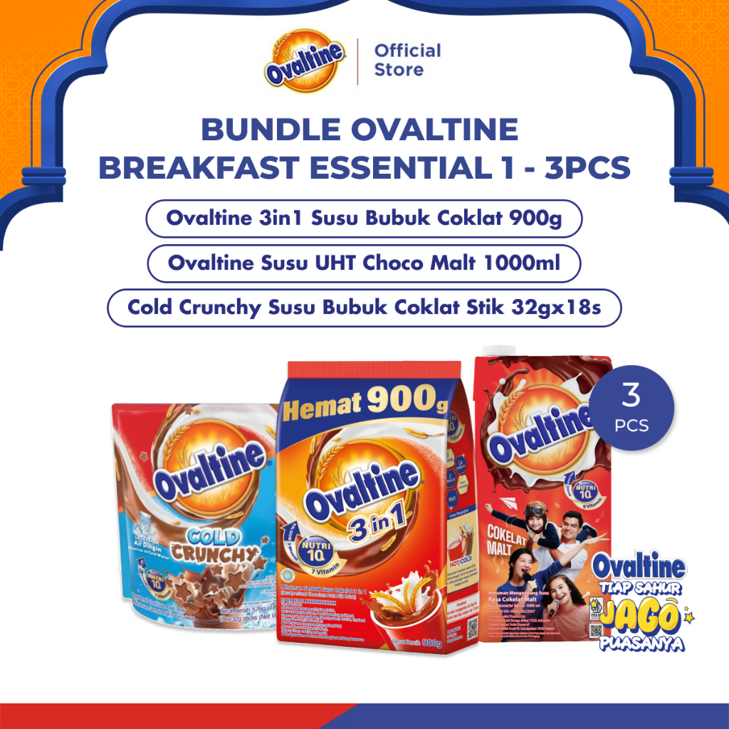 

Bundle Ovaltine Breakfast Essential 1 - 3pcs