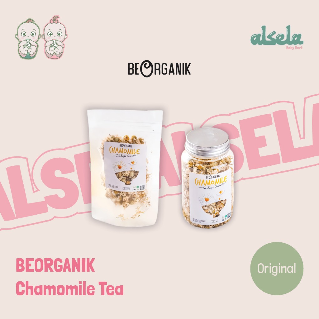 

Beorganik Chamomile Tea Pouch 10gr, 25gr Teh Chamomile Wangi Tisane Flower Tea Teh Herbal Bunga