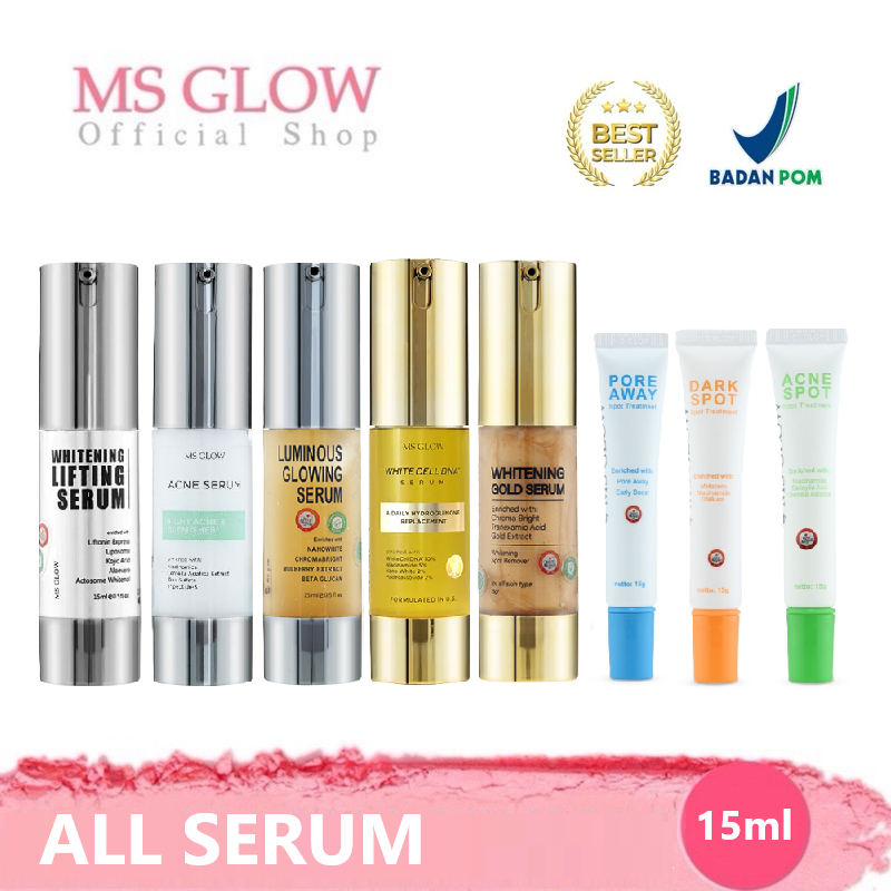 All Serum MS Glow | Lifting | Acne | Luminous | Peeling | JJ | Gold | WCD | Dark Spot | DTE Centella