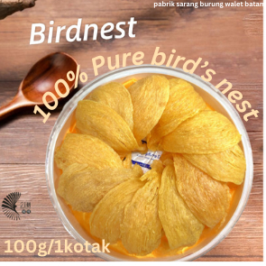

Sarang Burung Walet BERSIH Tipe MANGKOK EMAS Grade NATURAL(TANPA TAMBALAN DAN LEM) 21BatamNest 燕窝 YENWO YANWO