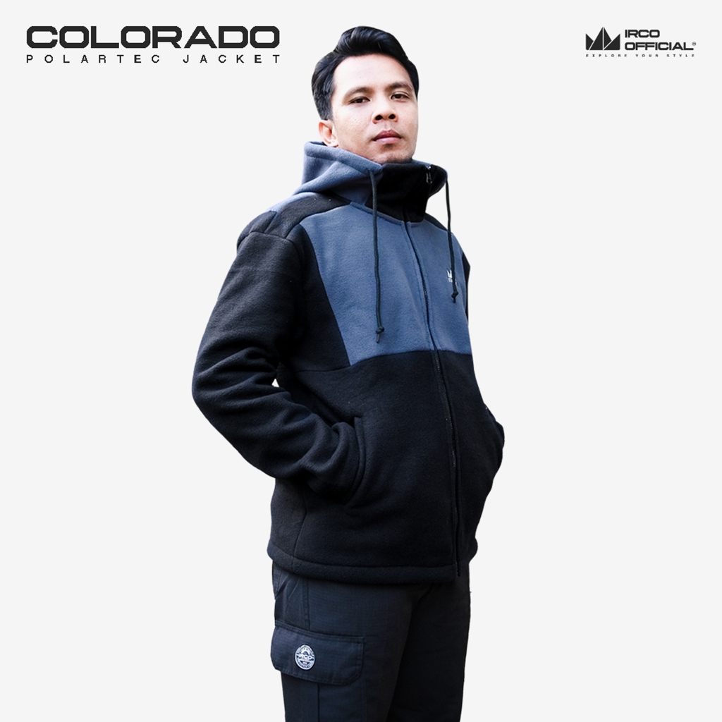 IRCO Colorado Jaket Pria Polar Tebal Anti Angin Gorpcore Hoodie - Jaket Musim Dingin Wanita M - Xxl
