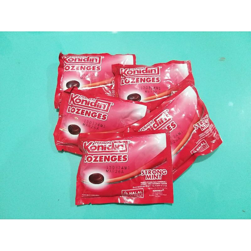 

PERMEN KONIDIN LOZENGES 1 BUNGKUS ISI 6 BUTIR