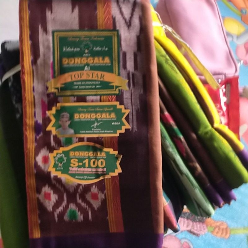 Donggala New Sarung Sutra 210 A 1 Sarung Tenun Donggala