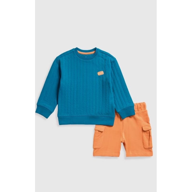 MOTHERCARE DINOSAUR SWEATER AND SHORT 270