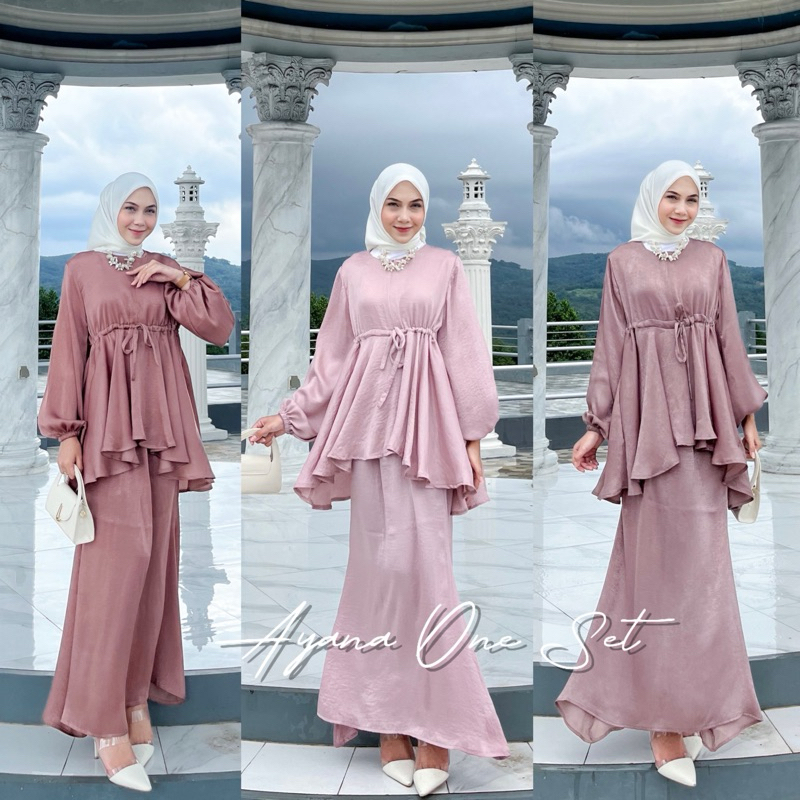 SIMPLYTEE - Ayana One set / One Set Lebaran / Baju Busui