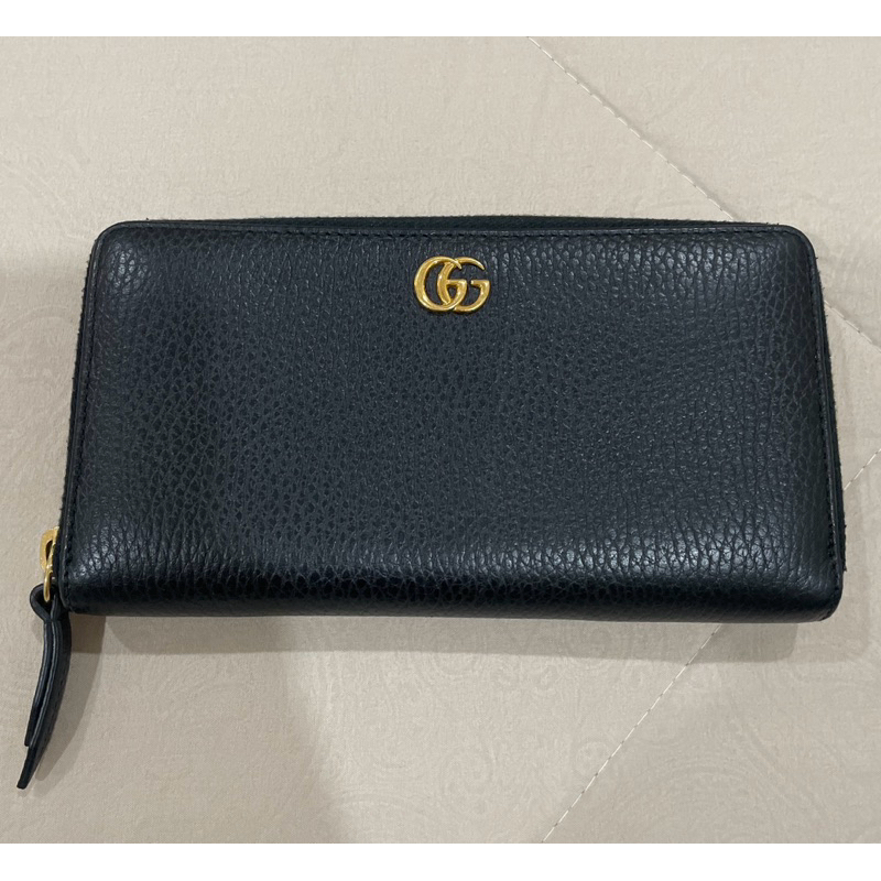 (Preloved) Gucci GG MARMONT ZIP AROUND WALLET