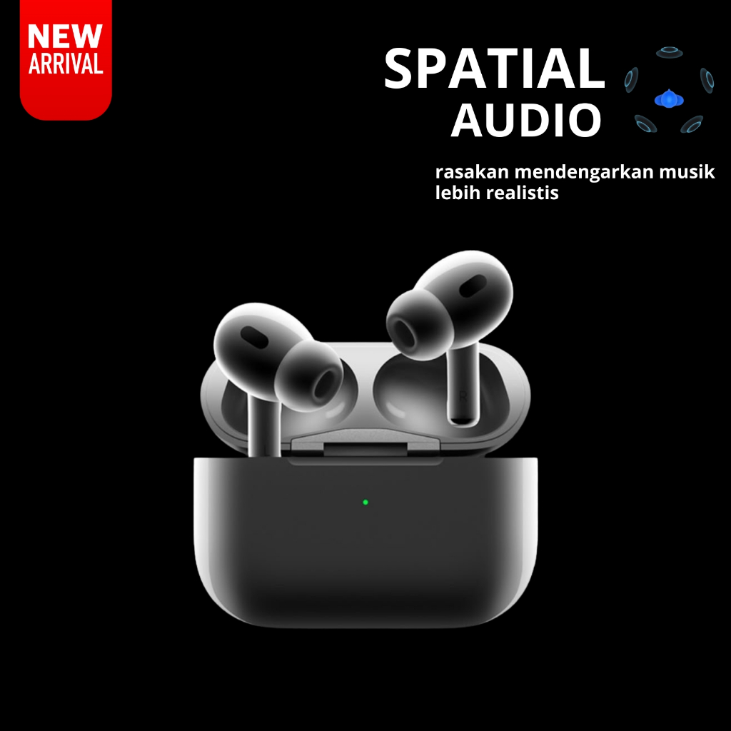 saAura Store [ KUALITAS TERBAIK ] TWS PRO2 ANC FITUR AKTIF 100% SERIAL TEMBUS WEBSITE