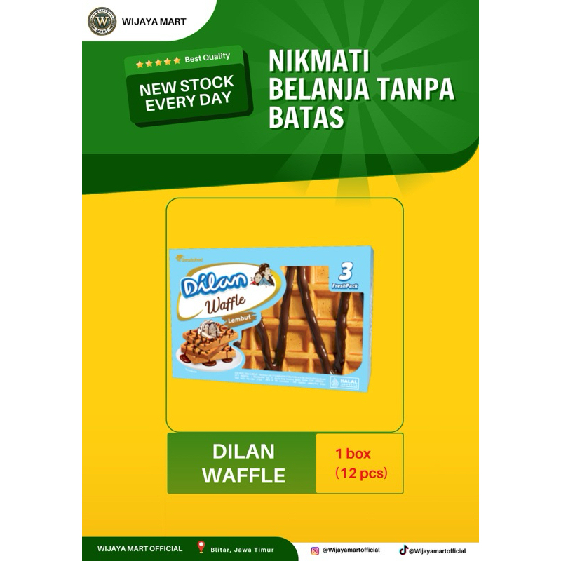 

DILAN WAFFLE (1 BOX ISI 12 PCS) - JAJAN LEBARAN