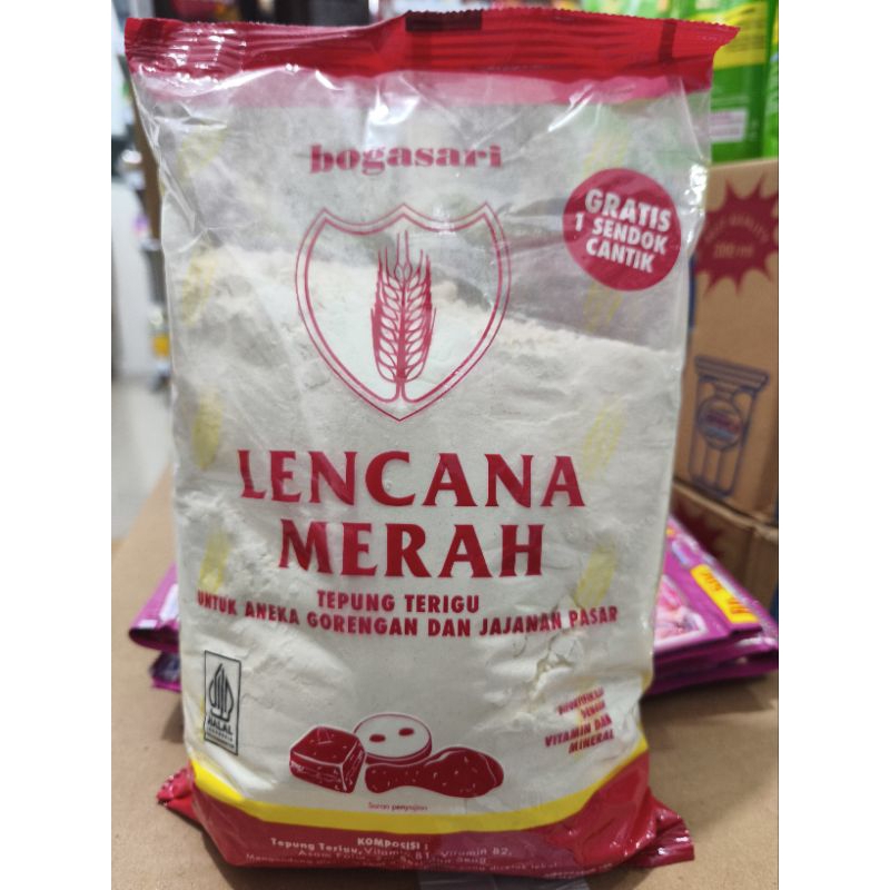 

Lencana Merah Tepung Terigu kemasan 1kg
