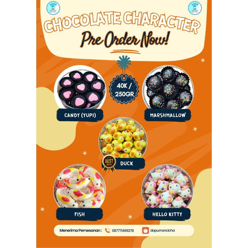 

Cokelat/Coklat/Chocolate Karakter Parcel/CokelatLebaran