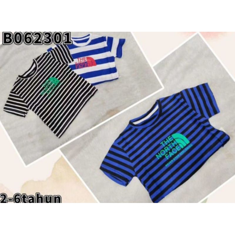 Pakaian Anak Laki-laki / Kaos Oblong Anak Laki-laki Usia 2-6 Tahun Kwalitas Import