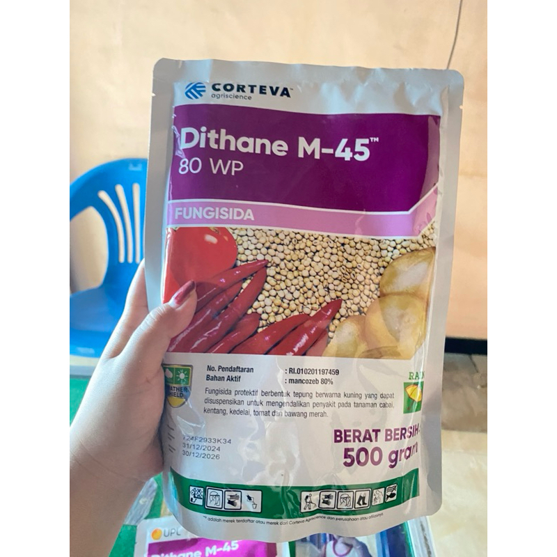 Dithane 80wp fungisida 500gr / Dithane M 45 80wp / fungisida dithane 500gr obat jamur tanaman