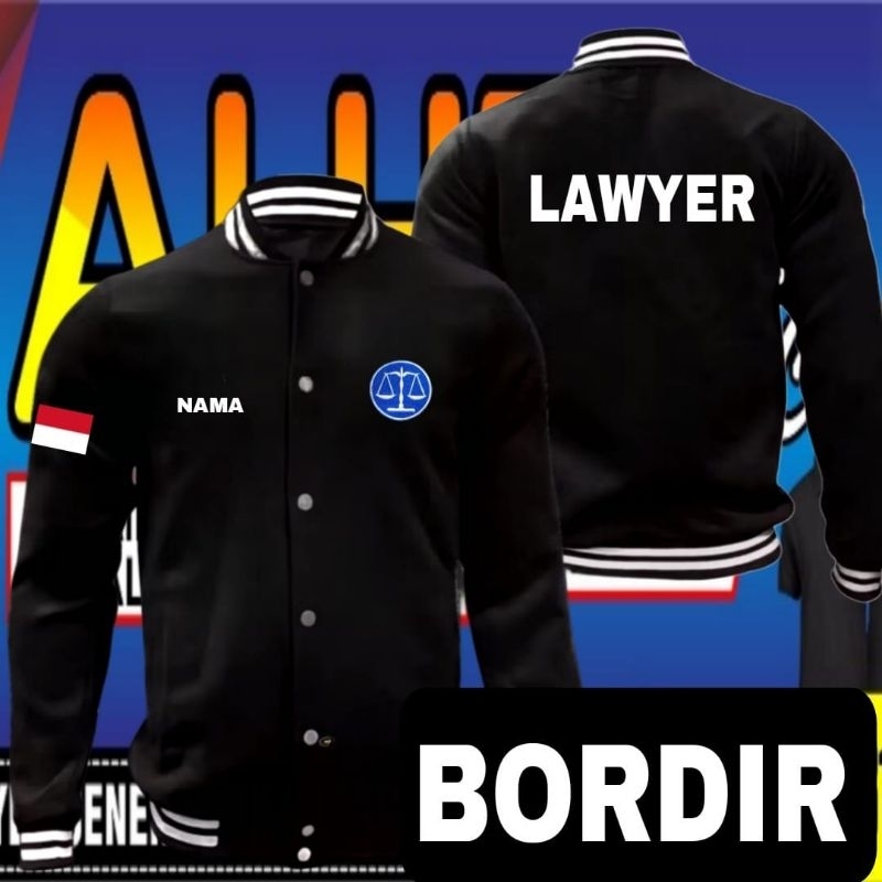 jaket bordir lawyer Jaket LAWYER jaket varsity lawyer Jaket baseball lawyer jaket kerja lawyer jaket