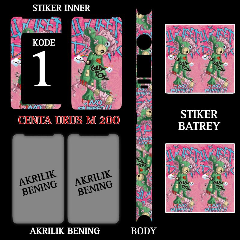 

BYHQ CUSTEM-LABEL STIKER M_20O LAMINASI DOFF GLOSY BONUS AKRILIK BENING