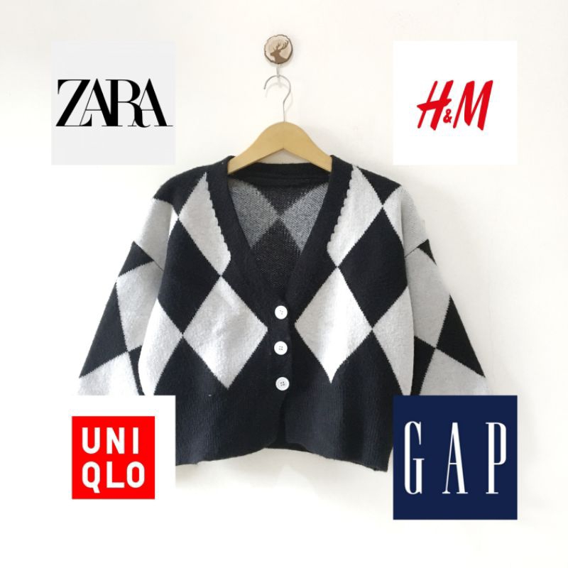 PRELOVED-1-CARDIGAN | SWEATER | ATASAN | BAJU | RAJUT WANITA | CEWEK | REMAJA TERMURAH