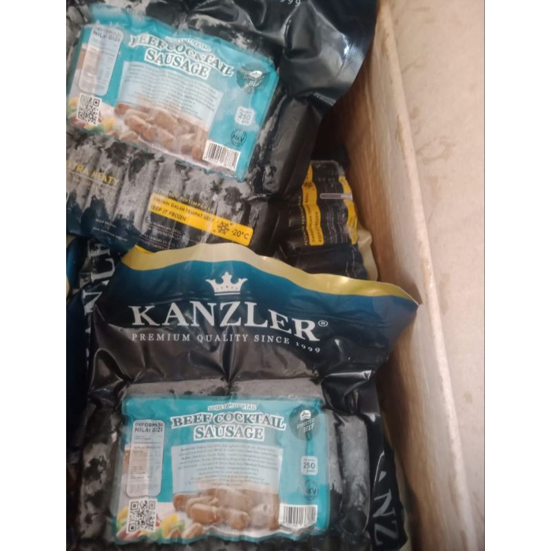 

SOSIS KENZLER BEEF COCKTAIL SAUSAGE 250g