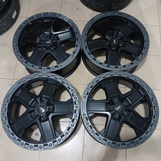 VELG MOBIL BEKAS R18 VELG WOLWAL HSR R18 X8 5X114 ET40  BUAT XTRAIL, CRV, VITARA